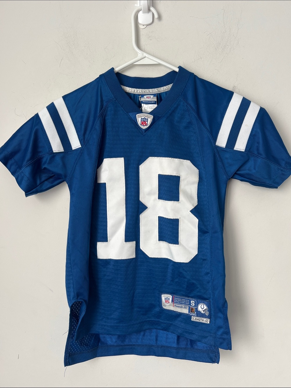 Y2K Peyton Manning Colts Reebok Kids Jersey 🟩
